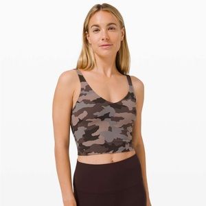 Lululemon Align Tank/Heritage 365 Camo Dusty Bronze Multi. Size 6